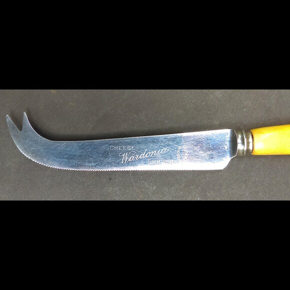 Vintage Wardonia Stainless Steel Cheese Server Knife 7-3/8" Thomas Ward & Sons - Picture 3 of 7